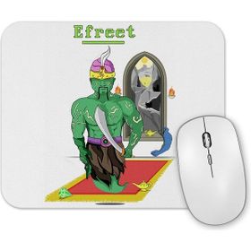 Baskı Dükkanı Efreet Djin War Green Faction Mouse Pad