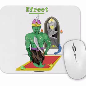 Baskı Dükkanı Efreet Djin War Green Faction Mouse Pad