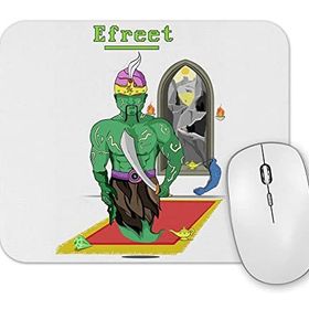 Baskı Dükkanı Efreet Djin War Green Faction Mouse Pad