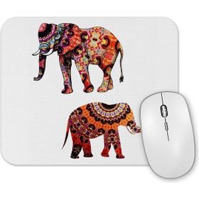 Baskı Dükkanı Elefantes Wintage Filler Mouse Pad