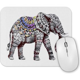 Baskı Dükkanı Elephant Color Mouse Pad