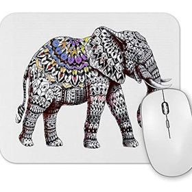 Baskı Dükkanı Elephant Color Mouse Pad