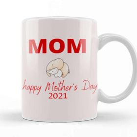 Baskı Dükkanı Elephant Mothers Day 2021 Kupa