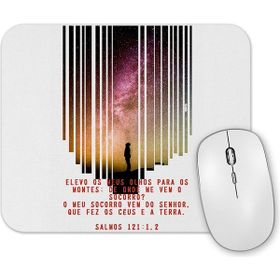 Baskı Dükkanı Elevo Meus Olhos Para Os Montes Mouse Pad