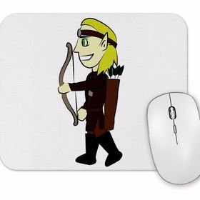 Baskı Dükkanı Elfo Cartoon Mouse Pad