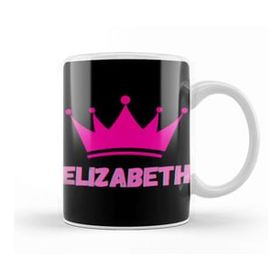 Baskı Dükkanı Elizabeth Name Personalized Custom Vintage Retro Rainbow Style Design Gift Baby Gift For Her Kupa