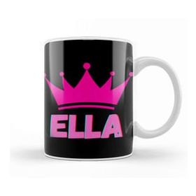 Baskı Dükkanı Ella Name Personalized Custom Vintage Retro Rainbow Style Design Gift Baby Gift For Her Kupa