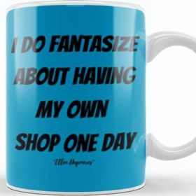 Baskı Dükkanı Ellen Degeneres Quotes Gifts Vintage Retro Rainbow Style Kupa