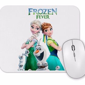 Baskı Dükkanı Elsa Anna Frozen Fever Olaf Mouse Pad