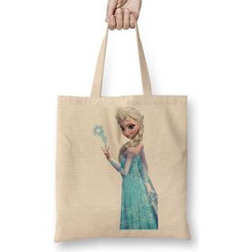 Baskı Dükkanı Elsa Frozen Anna Bez Çanta