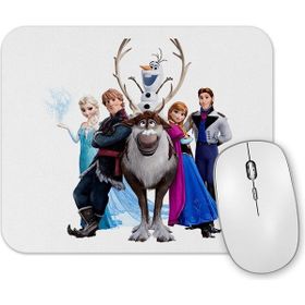 Baskı Dükkanı Elsa Kristoff Anna Olaf Mouse Pad