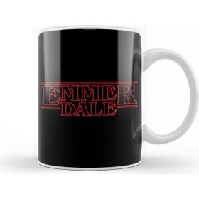 Baskı Dükkanı Emmerdale Stranger Things Logo Kupa