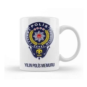 Baskı Dükkanı Emniyet Polisi Polise Hediye Kupa