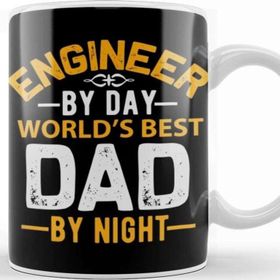 Baskı Dükkanı Engineer Dad Engineer And Father Porselen Beyaz Kupa Bardak