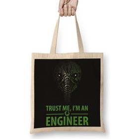 Baskı Dükkanı Engineer Trust Me Bez Çanta