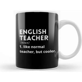 Baskı Dükkanı English Teacher Defined 01 Porselen Beyaz Kupa Bardak