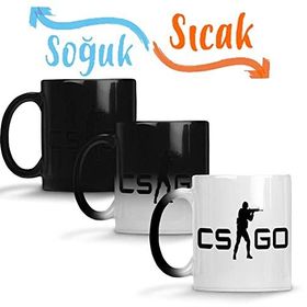 Baskı Dükkanı Enjoy Csgo Counter Sihirli Porselen Kupa