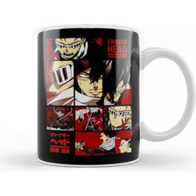 Baskı Dükkanı Eraser Head Desing My Hero Academia Porselen Beyaz Kupa Bardak