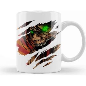 Baskı Dükkanı Eren Titan Attack On Titan Porselen Beyaz Kupa Bardak