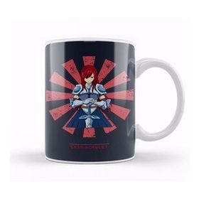 Baskı Dükkanı Erza Scarlet Retro Japanese Fairy Tail Kupa