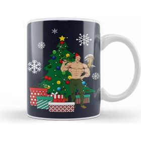 Baskı Dükkanı Escanor Around The Christmas Tree Seven Deadly Sins Kupa