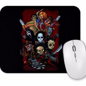 Baskı Dükkanı Estampa Assasinos De Filmes Feminina Korku Mouse Pad