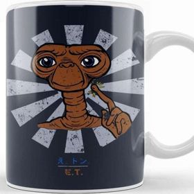 Baskı Dükkanı Et Extra Terrestrial Retro Japanese Kupa