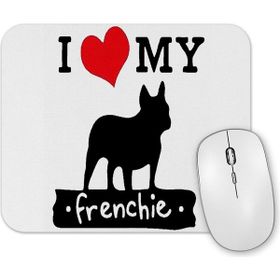 Baskı Dükkanı Eu Amo Meu Cachorro Mouse Pad