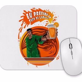 Baskı Dükkanı Eu Prefiro Um Suco De Laranja Mouse Pad