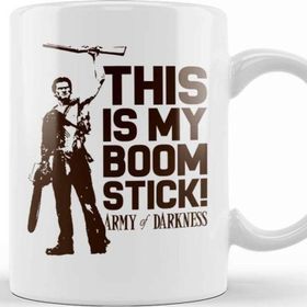 Baskı Dükkanı Evil Dead Army Of Darkness Ash Boom Stick Baskılı Kupa