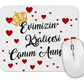 Baskı Dükkanı Evimizin Kraliçesi Canım Annem Mouse Pad