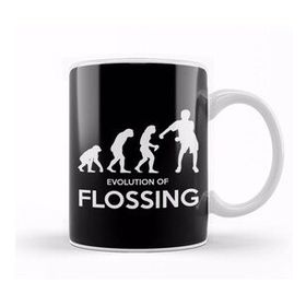 Baskı Dükkanı Evolution Of Flossing Kupa