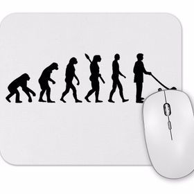 Baskı Dükkanı Evolution Pug Evrim Köpek Mouse Pad