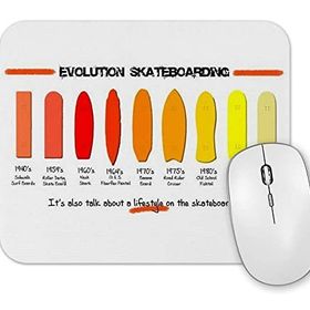 Baskı Dükkanı Evolution Skateboarding Mouse Pad
