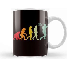 Baskı Dükkanı Evolution Squash Player Ball Sports Indoor Tennis Trainer Kupa