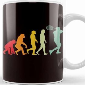 Baskı Dükkanı Evolution Squash Player Ball Sports Indoor Tennis Trainer Kupa