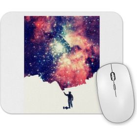 Baskı Dükkanı Evrenin Boyanması Uzay Sanatı Mouse Pad