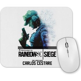 Baskı Dükkanı Exclusive Carlos Cestare Rainbowsix Siege Mouse Pad