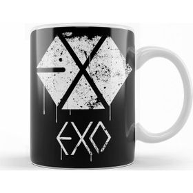 Baskı Dükkanı Exo Grunge Spraypaınt Kupa Bardak Porselen