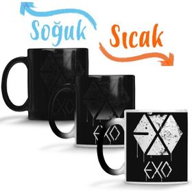 Baskı Dükkanı Exo Grunge Spraypaınt Kupa Bardak Porselen