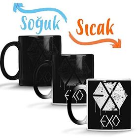 Baskı Dükkanı Exo Grunge Spraypaınt Kupa Bardak Porselen