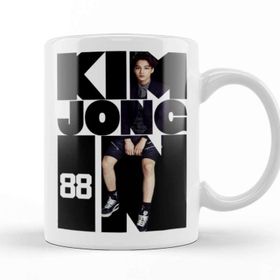 Baskı Dükkanı Exo Kai Full Name OT12 Porselen Beyaz Kupa Bardak