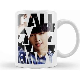 Baskı Dükkanı Exo Lay Call Me Baby Typography Porselen Beyaz Kupa Bardak