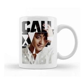 Baskı Dükkanı Exo Tao Call Me Baby Typography Porselen Beyaz Kupa Bardak