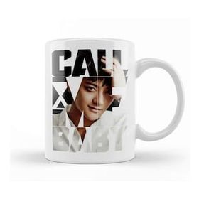 Baskı Dükkanı Exo Tao Call Me Baby Typography Porselen Beyaz Kupa Bardak