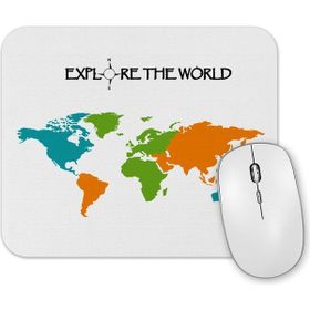 Baskı Dükkanı Explore the World Mouse Pad