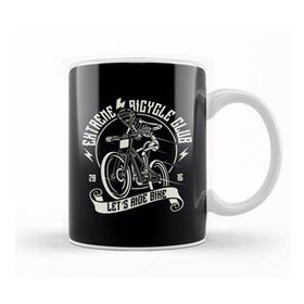 Baskı Dükkanı Extreme Bicycle Club Beyaz 330 ml Porselen Kupa Bardak