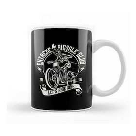 Baskı Dükkanı Extreme Bicycle Club Beyaz 330 ml Porselen Kupa Bardak