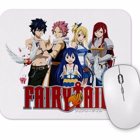 Baskı Dükkanı Fairy Tail Anime Erza Scarlet Happy Lisanna Straus Mouse Pad