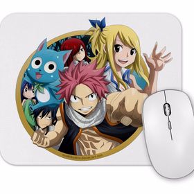 Baskı Dükkanı Fairy Tail Anime Erza Scarlet Happy Lisanna Straus Mouse Pad